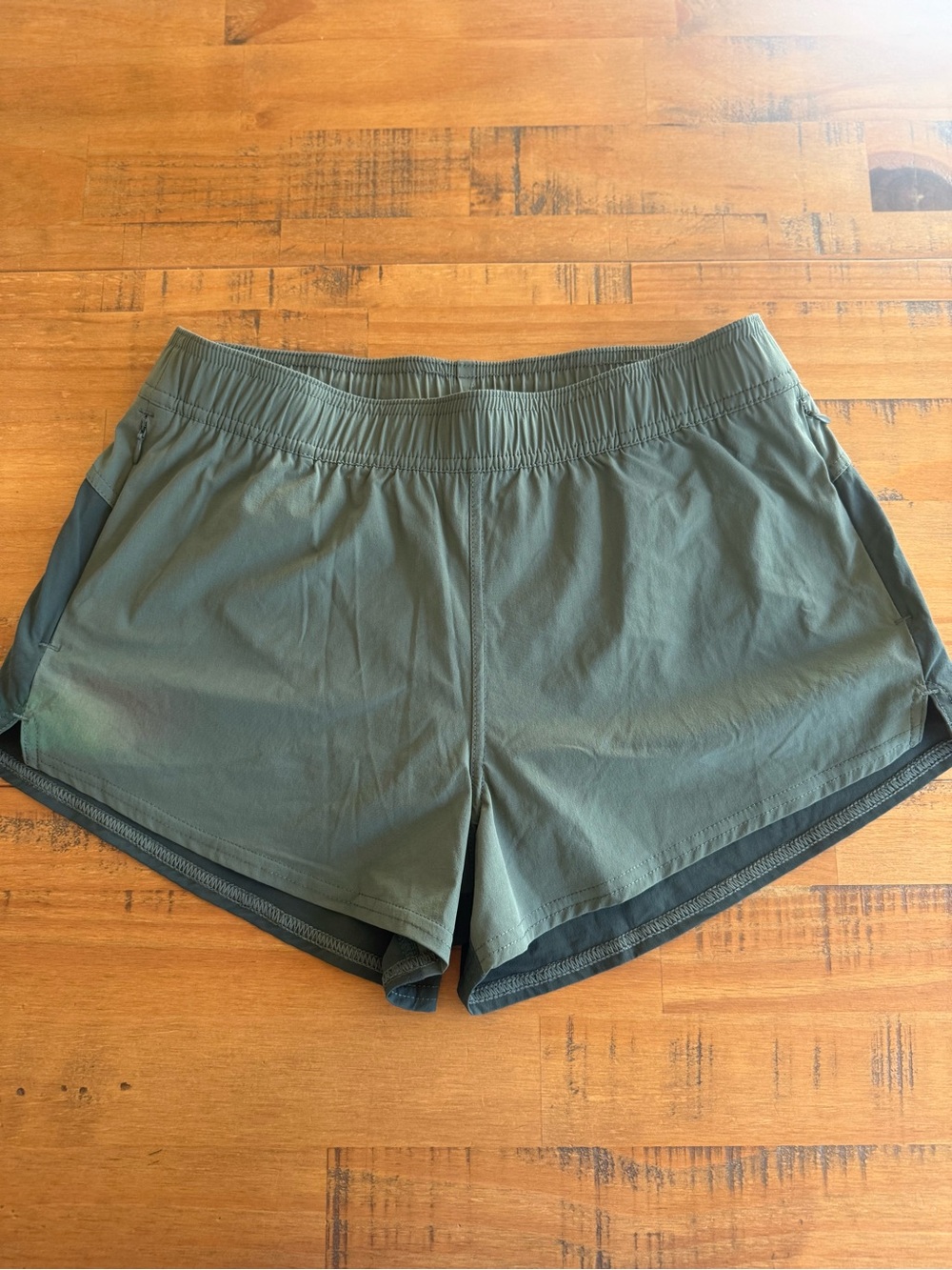 Fair Harbor Thyme color blocked Running Shorts - 3” inseam